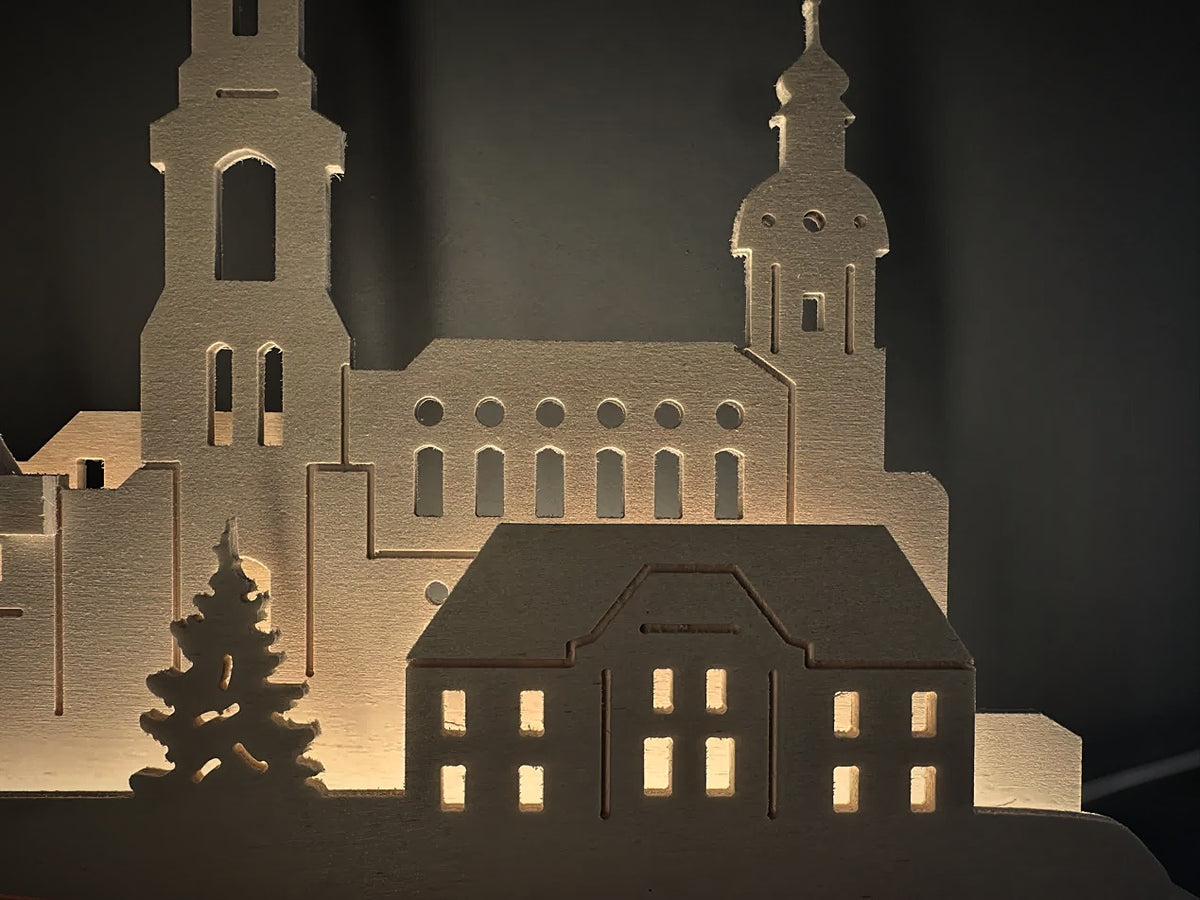 Dresdner Lichterbogen – Detail Hofkirche